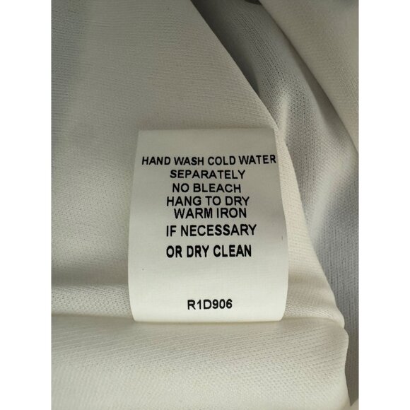 Blue Bird Floral Print Fit & Flare Dress w/Tie Size 12 Summer Fall Wedding Party - Picture 7 of 8